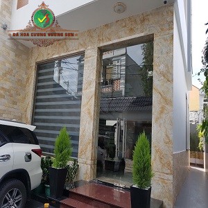 Mặt Tiền Đá Marble Màu Vàng