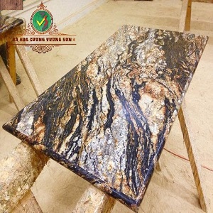 Bàn ăn đá Magma Gold