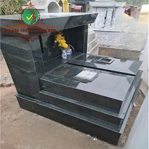 Mộ Đá Hoa Cương Màu Xanh