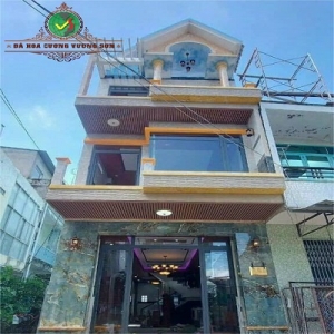 Mặt tiền đá Lamar Onice Persia