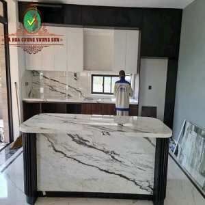Bếp đá Lamar Modern Statuario