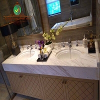 Nên dùng lavabo âm hay dương cho mặt đá bếp phụ? Góc nhìn chuyên gia thiết kế nội thất