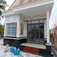 Đá hoa cương – Chìa khóa biến hóa nhà cấp 4 thành "biệt thự mini" sang trọng và đẳng cấp